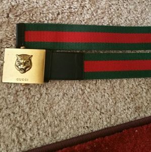 Authentic Gucci Web Belt